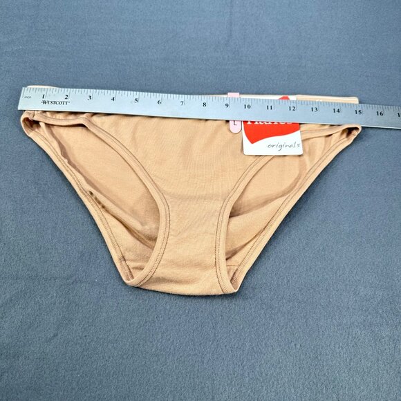 Hanes Women's Size Large Panty Bikini Original Beige New With Tags - Picture 6 of 8